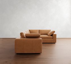 Dream Leather 3-Piece Sectional (120")