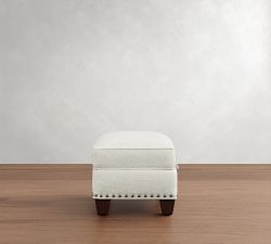 Irving Storage Ottoman with Nailheads