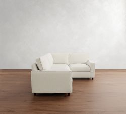 PB Comfort Square Arm 3-Piece Sectional (106&quot;)