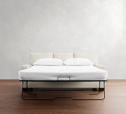  PB Comfort Square Arm Sleeper Sofa With Memory Foam Mattress (56&quot;-81&quot;)