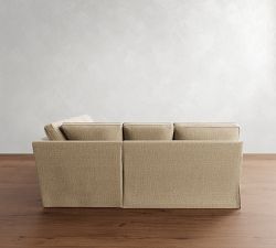 Buchanan Square Arm Slipcovered 3-Piece L-Shaped Sectional (93")