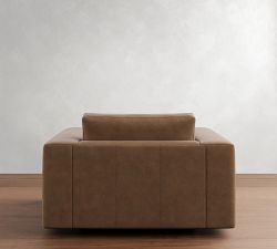 Carmel Lounge Leather Swivel Chair