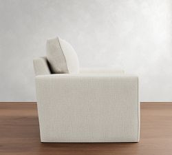 Pearce Square Arm Slipcovered Chair and a Half