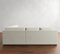 Shasta Square Arm 3-Piece L-Shaped Wedge Sectional (105&quot;&ndash;110&quot;)