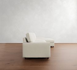 PB Comfort Square Arm Chaise Sectional (101"&ndash;126")