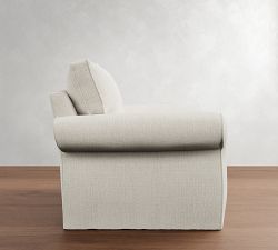 Pearce Roll Arm Slipcovered Chair and a Half