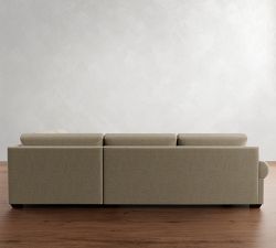 Big Sur Roll Arm Deep Seat Return Bumper Sectional (114&quot;&ndash;146&quot;)