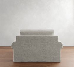 Big Sur Roll Arm Slipcovered Chaise Lounge