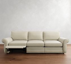 Pearce Roll Arm 3-Piece Reclining Sofa (112")