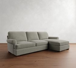 Townsend Roll Arm Chaise Sectional (110")