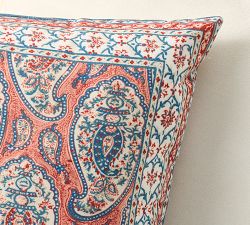 Aubrey Paisley Printed Outdoor Pillow