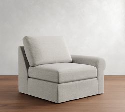 Big Sur Roll Arm Sectional Component Replacement Slipcovers