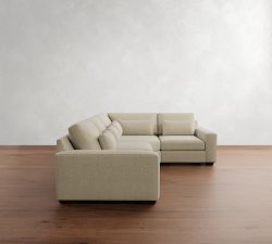 Big Sur Square Arm Deep Seat 3-Piece Wedge Sectional (129")