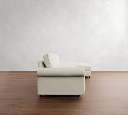 PB Comfort Roll Arm Chaise Sectional (106&quot;&ndash;132&quot;)