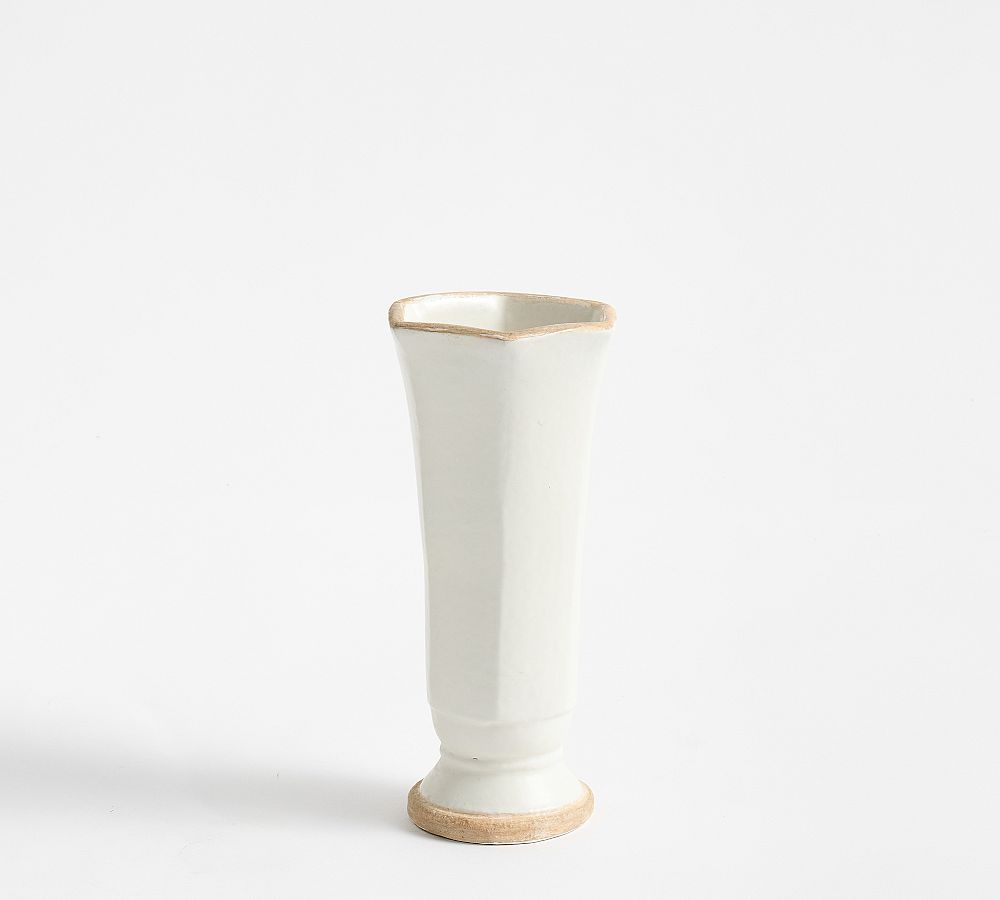 Ceramic Faceted Vase Collection