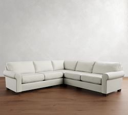 Buchanan Roll Arm 3-Piece L-Shaped Sectional (95&quot;)