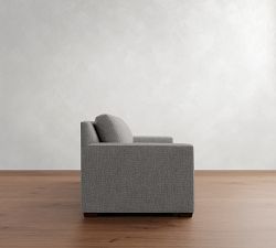 York Square Arm Trundle Sleeper Sofa (89")