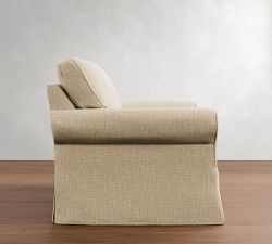 Buchanan Roll Arm Slipcovered Chair and a Half