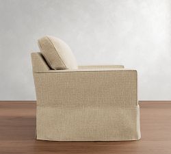 Buchanan Square Arm Slipcovered Chair and a Half