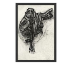 Charcoal Saddle by Lauren Herrera