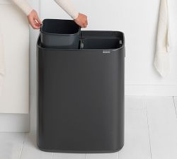 Brabantia Bo Touch Top Trash and Recycling Cans