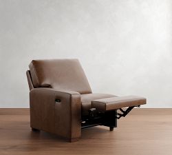 Build Your Own Turner Square Arm Leather Power Reclining Sectional