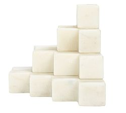 Decorative Marble Stairstep Bookends - Set of 2