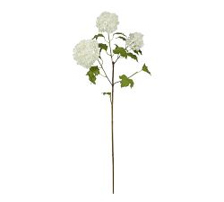 Faux Snowball Dozen Stems