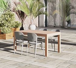 Saldano 5-Piece Teak Rectangular Dining Table Set
