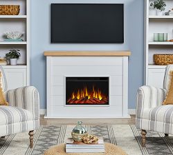 Shellie Slim Electric Fireplace