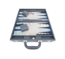 Channing Vegan Leather Backgammon Game