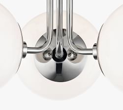 Jorson 3-Light Glass Globe Flush Mount (19'')