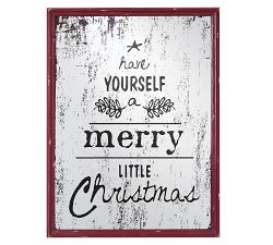 Mirrored Merry Little Christmas Wall Art