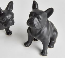 Handcrafted Frenchie Trio Decorative Objects, Set of 3