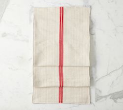 Found Vintage Handsewn Grain Sack Runner