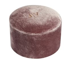 Round Velvet Jewelry Box