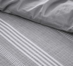 Baresi Striped Organic Cotton Comforter Set