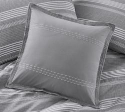 Baresi Striped Organic Cotton Comforter Set