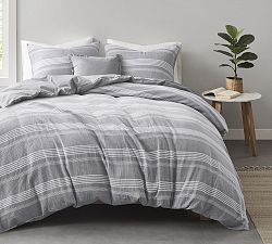 Baresi Striped Organic Cotton Comforter Set