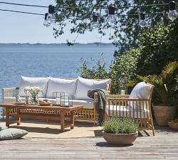 Caroline Alu-Rattan Outdoor Lounge Chair