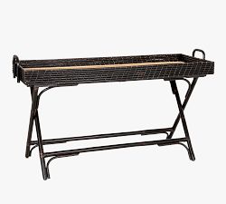 Dorval Rattan Console Table (55")