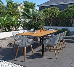 Santa Ana 9-Piece Rectangular Dining Table with Sinclair Dining Armchair Set