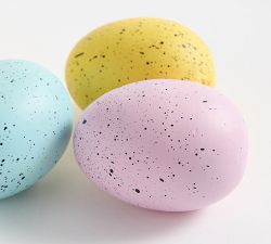 Speckled Egg Vase Filler - Set of 12