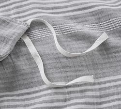 Baresi Striped Organic Cotton Comforter Set