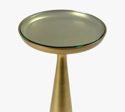 Chevy Round Metal Cocktail Table (9"-10")
