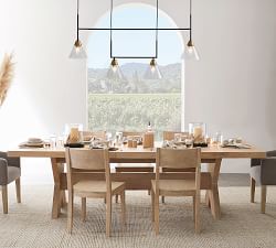 Claremont Flared Glass Linear Chandelier