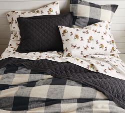 Festive Dog Organic Cotton Pillowcases - Set of 2