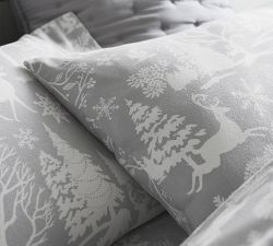 Frosted Forest Organic Flannel Pillowcases - Set of 2