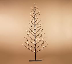Lit Brown 2D Tree