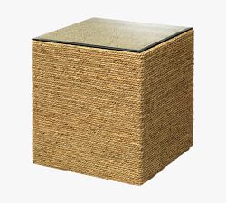 Logan Square Seagrass Accent Table